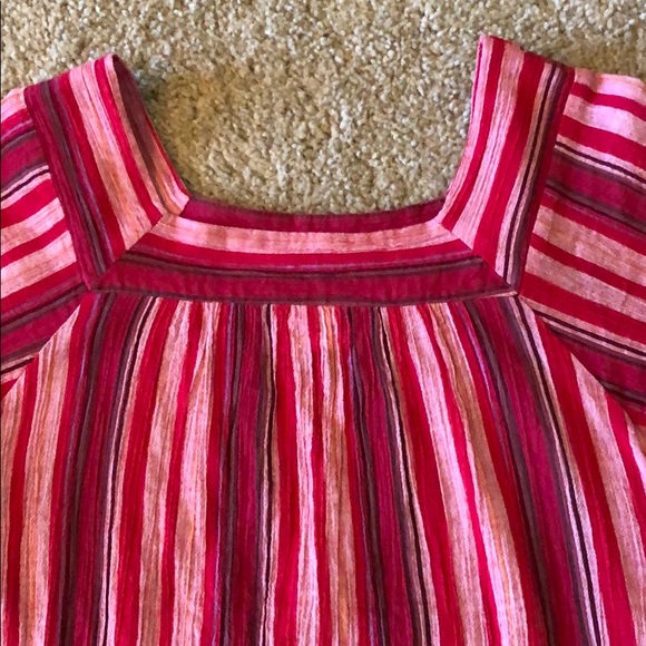 🍉 Red Striped Universal Thread Top - Picture 3 of 5